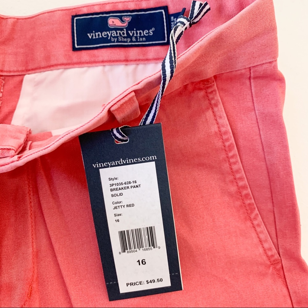 NWT Vineyard Vines Breaker Pants Boys 16